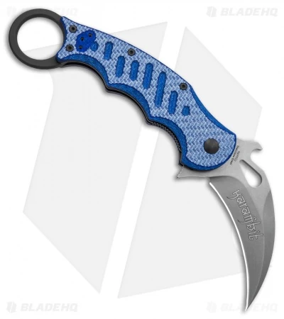 Fox Karambit Folding Knife Blue Twill G-10 (3" SW) 479BLTSW 4 Fox Karambit Folding Knife Blue Twill G-10 (3" SW) 479BLTSW - Image 2