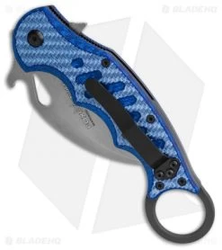 Fox Karambit Folding Knife Blue Twill G-10 (3" SW) 479BLTSW 9 Fox Karambit Folding Knife Blue Twill G-10 (3" SW) 479BLTSW -Knife Shop Fox Karambit Blue Twill G10 BHQ 138464 td spine