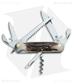 Fox Knives Venator 7-in-1 Multi-Purpose Knife Deer Horn (2.8" Polish) 226/7SCE