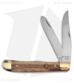 Frost Cutlery E.C. Simmons Trapper Traditional Pocket Knife 4" Zebra Wood