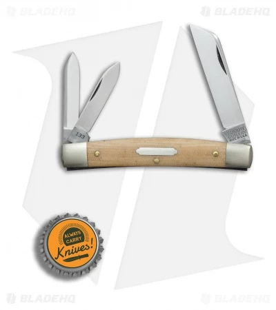 GEC #13 Tidioute Cutlery Congress Whittler Pocket Knife 3.6" Muslin Micarta 6 GEC #13 Tidioute Cutlery Congress Whittler Pocket Knife 3.6" Muslin Micarta - Image 4