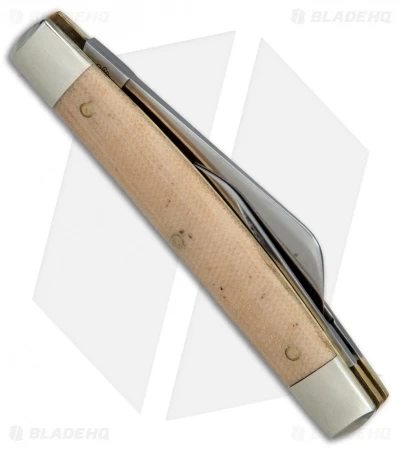 GEC #13 Tidioute Cutlery Congress Whittler Pocket Knife 3.6" Muslin Micarta 4 GEC #13 Tidioute Cutlery Congress Whittler Pocket Knife 3.6" Muslin Micarta - Image 2