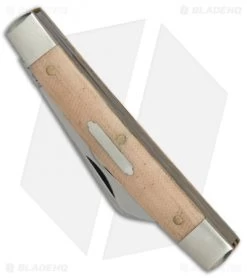 GEC #13 Tidioute Cutlery Congress Whittler Pocket Knife 3.6" Muslin Micarta 8 GEC #13 Tidioute Cutlery Congress Whittler Pocket Knife 3.6" Muslin Micarta -Knife Shop GEC 13 Tidioute Cutlery Congress Whittler muslin micarta BHQ 79319 er spine