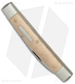 GEC #13 Tidioute Cutlery Whip Pocket Knife 3.6" Muslin Micarta 130117 -Knife Shop GEC 13 Tidioute Cutlery Whip Muslin Micarta BHQ 79317 er spine