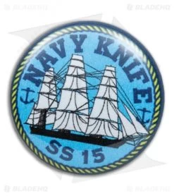 GEC #15 Navy Pocket Knife 3.375" Burnt Orange Jig Bone 15S116 -Knife Shop GEC 15 Navy Burnt Orange Jig Bone 15S116 BHQ 78002 jr pin