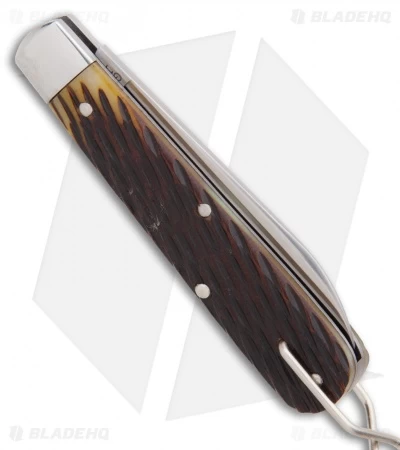 GEC #15 Tidoute Huckleberry Boy's Knife 3.3" Antique Yellow Jigged Bone B&C 4 GEC #15 Tidoute Huckleberry Boy's Knife 3.3" Antique Yellow Jigged Bone B&C - Image 2