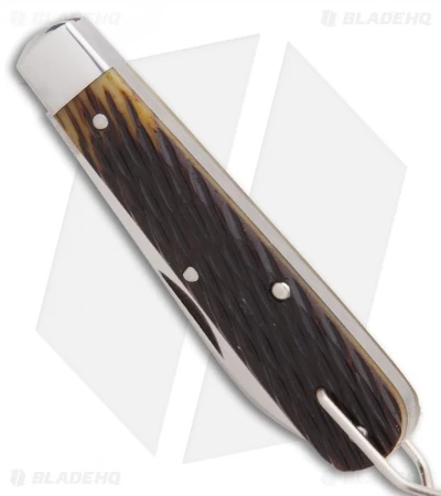 GEC #15 Tidoute Huckleberry Boy's Knife 3.3" Antique Yellow Jigged Bone B&C 5 GEC #15 Tidoute Huckleberry Boy's Knife 3.3" Antique Yellow Jigged Bone B&C - Image 3