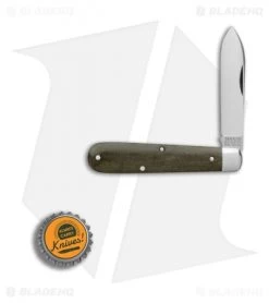 GEC #15 Tidioute Huckleberry Boy's Knife 3.375" OD Green Linen Micarta 152118 9 GEC #15 Tidioute Huckleberry Boy's Knife 3.375" OD Green Linen Micarta 152118 -Knife Shop GEC 15 Tidioute Huckleberry Boys Knife OD Linen Micarta BHQ 85890 er bottlecap