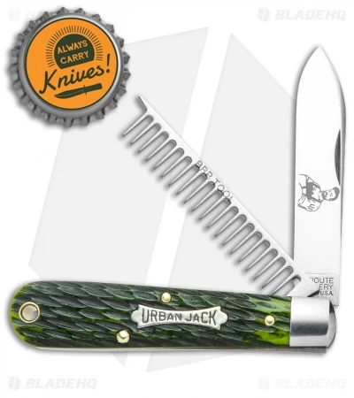GEC #15 Tidioute Urban Jack Spring Green Jigged Bone (2.75" Satin) 152221 6 GEC #15 Tidioute Urban Jack Spring Green Jigged Bone (2.75" Satin) 152221 - Image 4