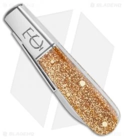 GEC #15 Tidoute Barlow Knife Glitter Gold Acrylic (2.75" Satin) 152121 7 GEC #15 Tidoute Barlow Knife Glitter Gold Acrylic (2.75" Satin) 152121 -Knife Shop GEC 15 Tidoute Barlow Knife Glitter Gold Acrylic 2.75 Satin 152121 BHQ 121187 LS Spine