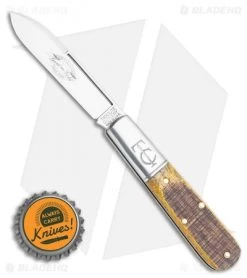 GEC #15 Tidoute Barlow Slip Joint Knife Sawn Osage Wood (2.8" Satin) 152121 9 GEC #15 Tidoute Barlow Slip Joint Knife Sawn Osage Wood (2.8" Satin) 152121 -Knife Shop GEC 15 Tidoute Barlow Knife Rough Sawn Osage Wood 2.75 Satin 152121 BHQ 121323 LS Bottlecap