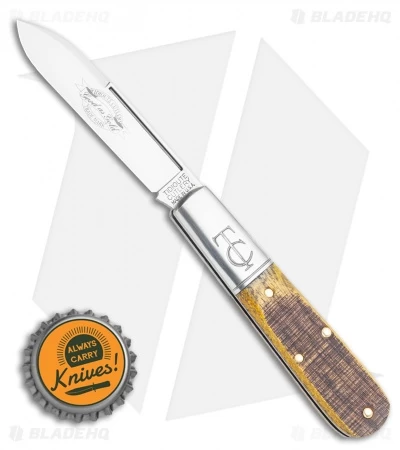 GEC #15 Tidoute Barlow Slip Joint Knife Sawn Osage Wood (2.8" Satin) 152121 6 GEC #15 Tidoute Barlow Slip Joint Knife Sawn Osage Wood (2.8" Satin) 152121 - Image 4