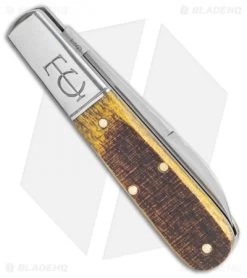 GEC #15 Tidoute Barlow Slip Joint Knife Sawn Osage Wood (2.8" Satin) 152121 8 GEC #15 Tidoute Barlow Slip Joint Knife Sawn Osage Wood (2.8" Satin) 152121 -Knife Shop GEC 15 Tidoute Barlow Knife Rough Sawn Osage Wood 2.75 Satin 152121 BHQ 121323 LS Side