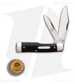 GEC #44 Tidoute Gunstock Buffalo Jack Pocket Knife 3.375" Gabon Ebony Wood -Knife Shop GEC 44 Tidoute Gunstock Buffalo Jack Gabon Ebony wood BHQ 87290 er bottlecap