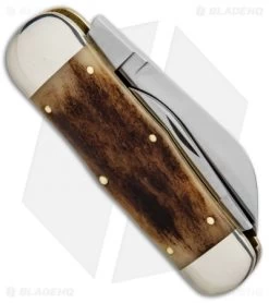 GEC #46 Tidioute Cutlery Whaler Pocket Knife 4.3" Muscle Bone 462218 -Knife Shop GEC 46 Tidioute Cutlery Whaler Muscle Bone 462218 BHQ 84937 jr side