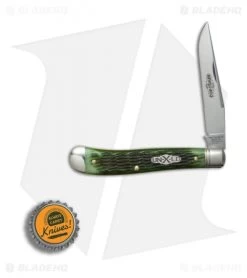 GEC #48 Northfield UN-X-LD Pocket Knife 3.8" Pickle Green Jigged Bone 488117 -Knife Shop GEC 48 Northfield UN X LD Pickle Green Jigged Bone BHQ 82176 er bottlecap