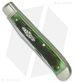 GEC #48 Northfield UN-X-LD Pocket Knife 3.8" Pickle Green Jigged Bone 488117 -Knife Shop GEC 48 Northfield UN X LD Pickle Green Jigged Bone BHQ 82176 er spine