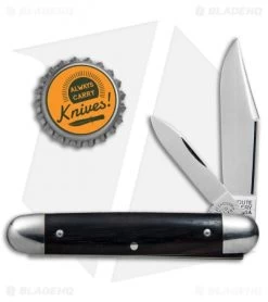 GEC #68 Tidioute Cutlery Pony Jack Pocket Knife 3.5" Gabon Ebony 681213STL -Knife Shop GEC 68 Tidioute Cutlery Pony Jack Gabon Ebony 681213STL BHQ 78001 jr bottlecap