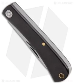 GEC #71 Farm & Field Tool Sudbuster Slip Joint Knife Black Micarta (3" Satin) 7 GEC #71 Farm & Field Tool Sudbuster Slip Joint Knife Black Micarta (3" Satin) -Knife Shop GEC 71 Farm and Field Tool Sudbuster SJ Black Micarta Satin BHQ 164954 jr spine