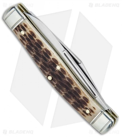 GEC #81 Northfield UN-X-LD Bull Moose Pocket Knife 3.8" Amber Jigged Bone 811217 5 GEC #81 Northfield UN-X-LD Bull Moose Pocket Knife 3.8" Amber Jigged Bone 811217 - Image 3