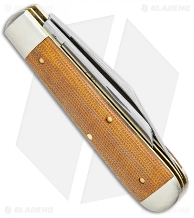 GEC #86 Tidioute Cutlery Oil Field Jack Pocket Knife Natural Micarta 861219 5 GEC #86 Tidioute Cutlery Oil Field Jack Pocket Knife Natural Micarta 861219 - Image 3