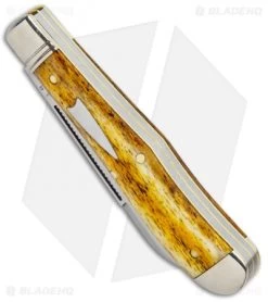 GEC #92 Northfield UN-X-LD Eureka Jack Pocket Knife Antique Goldenrod Camel Bone -Knife Shop GEC 92 Northfield UN X LD Eureka Jack Antique Goldenrod Camel Bone 922219 BHQ 102980 jr spine