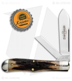 GEC #92 Northfield UN-X-LD Eureka Jack Pocket Knife Sambar Stag 922219 -Knife Shop GEC 92 Northfield UN X LD Eureka Jack Sambar Stag 922219 BHQ 103082 jr bottlecap