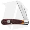 GEC #93 Northfield UN-X-LD Ram's Foot Pocket Knife 3.8" Antique Autumn Jigged -Knife Shop GEC 93 Northfield UN X LD Rams Foot Pocket Knife Antique Autumn Jigged BHQ 100251 kp open