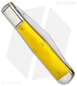 GEC #97 Northfield UN-X-LD Allegheny Yellow Rose Folding Knife 976119 -Knife Shop GEC 97 Northfield UN X LD Allegheny Yellow Rose 976119 BHQ 97216 jr side