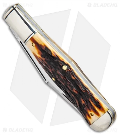 GEC #97 Northfield UN-X-LD Pocket Knife 4.6" Sambar Stag 4 GEC #97 Northfield UN-X-LD Pocket Knife 4.6" Sambar Stag - Image 2