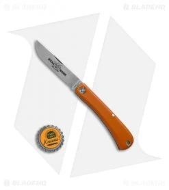 GEC #71 Farm & Field Bull Nose Slip Joint Work Knife Orange Delrin 3.1" -Knife Shop GEC Farm Field Bull Nose Orange Delrin 715117 BHQ 52487 jr bottlecap