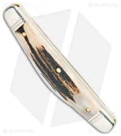 GEC Northfield UN-X-LD Easy Pocket Congress Knife 3.75" Sambar Stag -Knife Shop GEC Northfield UN X LD Easy Pocket Congress Sambar Stag BHQ 108895 jr spine