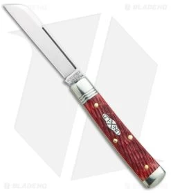 GEC Northfield UN-X-LD Garnet Peach Seed Jigged Red Bone (2.75" Satin)