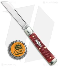 GEC Northfield UN-X-LD Garnet Peach Seed Jigged Red Bone (2.75" Satin) 9 GEC Northfield UN-X-LD Garnet Peach Seed Jigged Red Bone (2.75" Satin) -Knife Shop GEC Northfield UN X LD Garnet Peach Seed Jigged Bone BHQ 140091 jr bottlecap