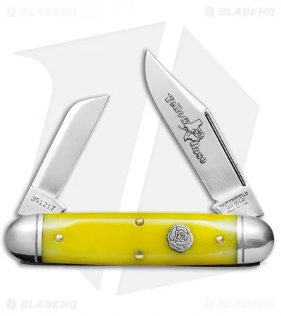 GEC #35 Northfield UN-X-LD Yellow Rose Pocket Knife 3.3" Yellow Bone 351217 3 GEC #35 Northfield UN-X-LD Yellow Rose Pocket Knife 3.3" Yellow Bone 351217