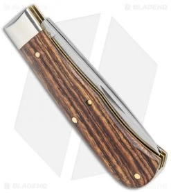 GEC Slip Joint Knife Mexican Bocote Wood (3" Satin) 735221 -Knife Shop GEC SJ Mexican Bocote Wood Satin BHQ 136177 jr side