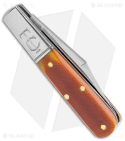 GEC #14 Tidioute Barlow Knife Goldenrod Sawcut Bone (2.35" Satin) 141122 -Knife Shop GEC Tidioute 14 Barlow Goldenrod Sawcut Bone Satin BHQ 145160 jr side