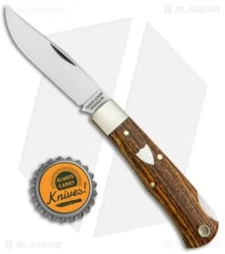 GEC Tidioute Cutlery #83 Tascosa Lockback Knife - Mexican Bocote -Knife Shop GEC Tidioute Cutlery 1095 Carbon Steel Mexican Bocote 831121LB BHQ 131475 jr bottlecap