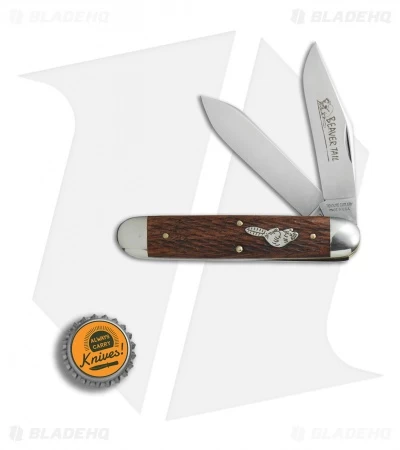 GEC #54 Tidioute Cutlery Big Jack Pocket Knife 4" Brazilian Cherry Wood 541217 6 GEC #54 Tidioute Cutlery Big Jack Pocket Knife 4" Brazilian Cherry Wood 541217 - Image 4