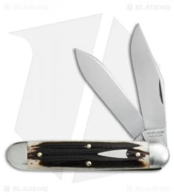 GEC #54 Tidioute Cutlery Big Jack Pocket Knife 4" Cougar Clawed Bone 541217