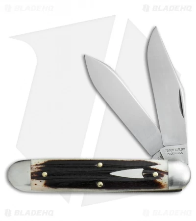 GEC #54 Tidioute Cutlery Big Jack Pocket Knife 4" Cougar Clawed Bone 541217 3 GEC #54 Tidioute Cutlery Big Jack Pocket Knife 4" Cougar Clawed Bone 541217