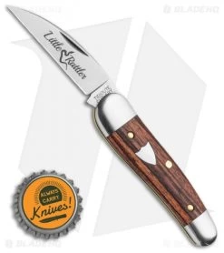 GEC Tidioute Cutlery Little Rattler Pocket Knife Kingwood (2.00" Satin) -Knife Shop GEC Tidioute Cutlery Little Rattler Traditional Pocket Knife Kingwood BHQ 118538 LS Bottlecap