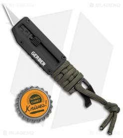 Gerber Prybrid-X Utility Knife Black/Green 31-003739 -Knife Shop Gerber Prybrid X Utility Black Green 31 003739 BHQ 105496 jr bottlecap