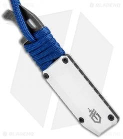 Gerber Prybrid-X Razor Blade Utility Knife Gray/Blue 31-003741 -Knife Shop Gerber Prybrid X Utility Gray Blue 31 003741 BHQ 105495 jr side