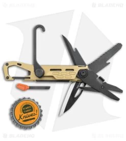 Gerber Stake Out 11-in-1 Multi-Tool Champagne 30-001744 -Knife Shop Gerber State Out Champagne Black BHQ 145767 jr bottlecap