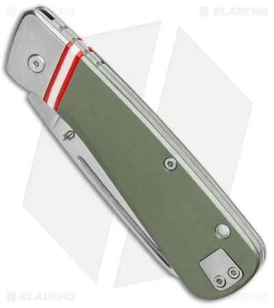 Gerber Straightlace Sheepsfoot Slip Joint Knife OD Green (2.9" Satin) 4 Gerber Straightlace Sheepsfoot Slip Joint Knife OD Green (2.9" Satin) - Image 2