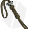 Tallen X Schmuckatelli Hematite Matte Knuckle Bead Lanyard (OD Green) 2 Tallen X Schmuckatelli Hematite Matte Knuckle Bead Lanyard (OD Green) -Knife Shop Grindworx X Schmuckatelli Lanyard OD Green Hermatite Knuckle Bead BP 19230 jr