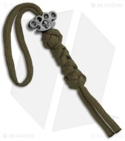 Tallen X Schmuckatelli Hematite Matte Knuckle Bead Lanyard (OD Green)