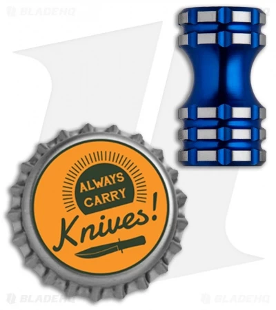 Grumpy's EDC Titanium Hustle Bead - Electric Blue 4 Grumpy's EDC Titanium Hustle Bead - Electric Blue - Image 2