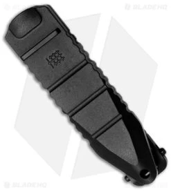 Halfbreed Blades CCK-01 Compact Clearance Knife Fixed Blade (3.9" Black Serr) -Knife Shop Halfbreed Blades Compact Clearance Knife BHQ 111374 jr sheath